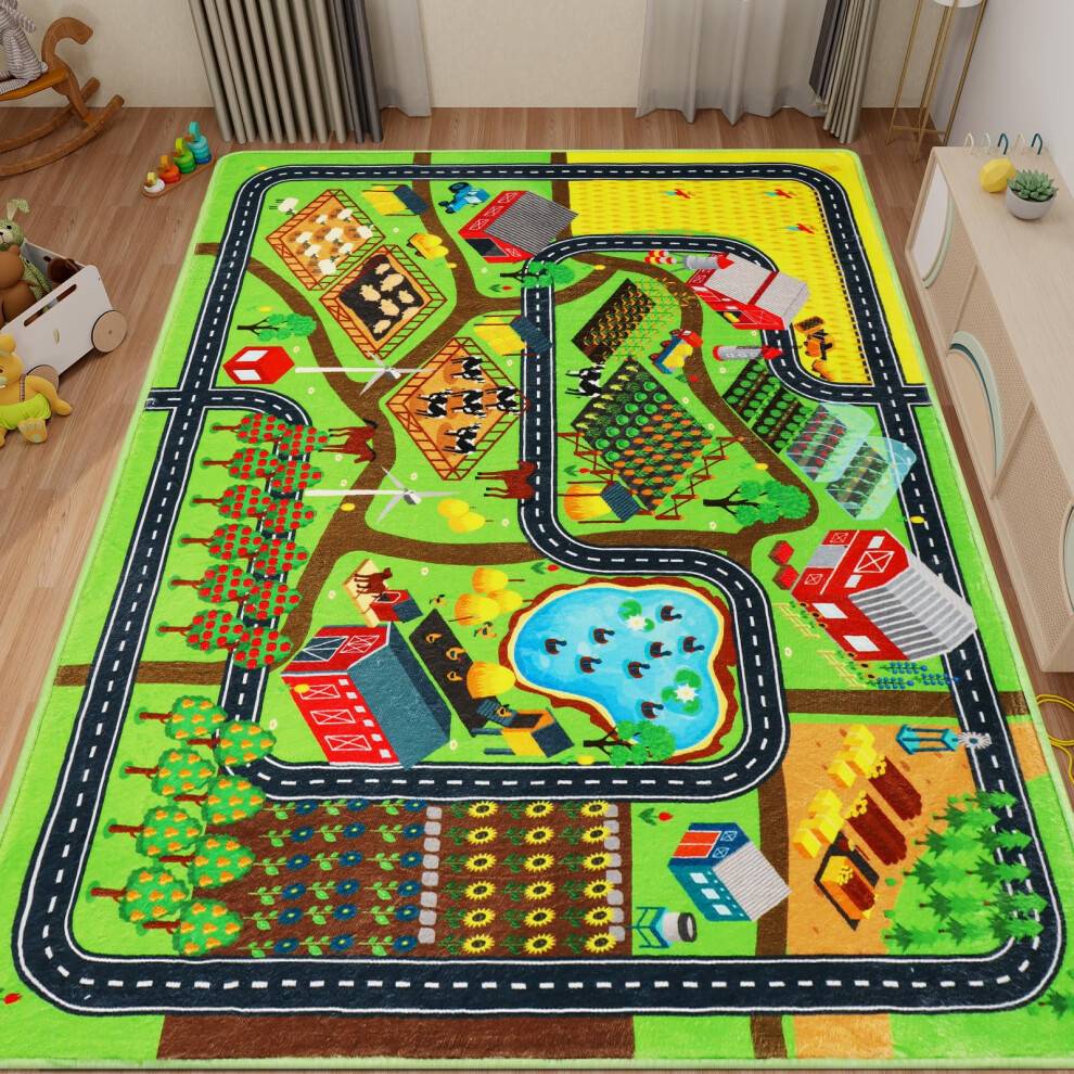 Kids Rug Car Mat Non Slip