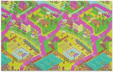 Campus Polyester Children's Play Rug