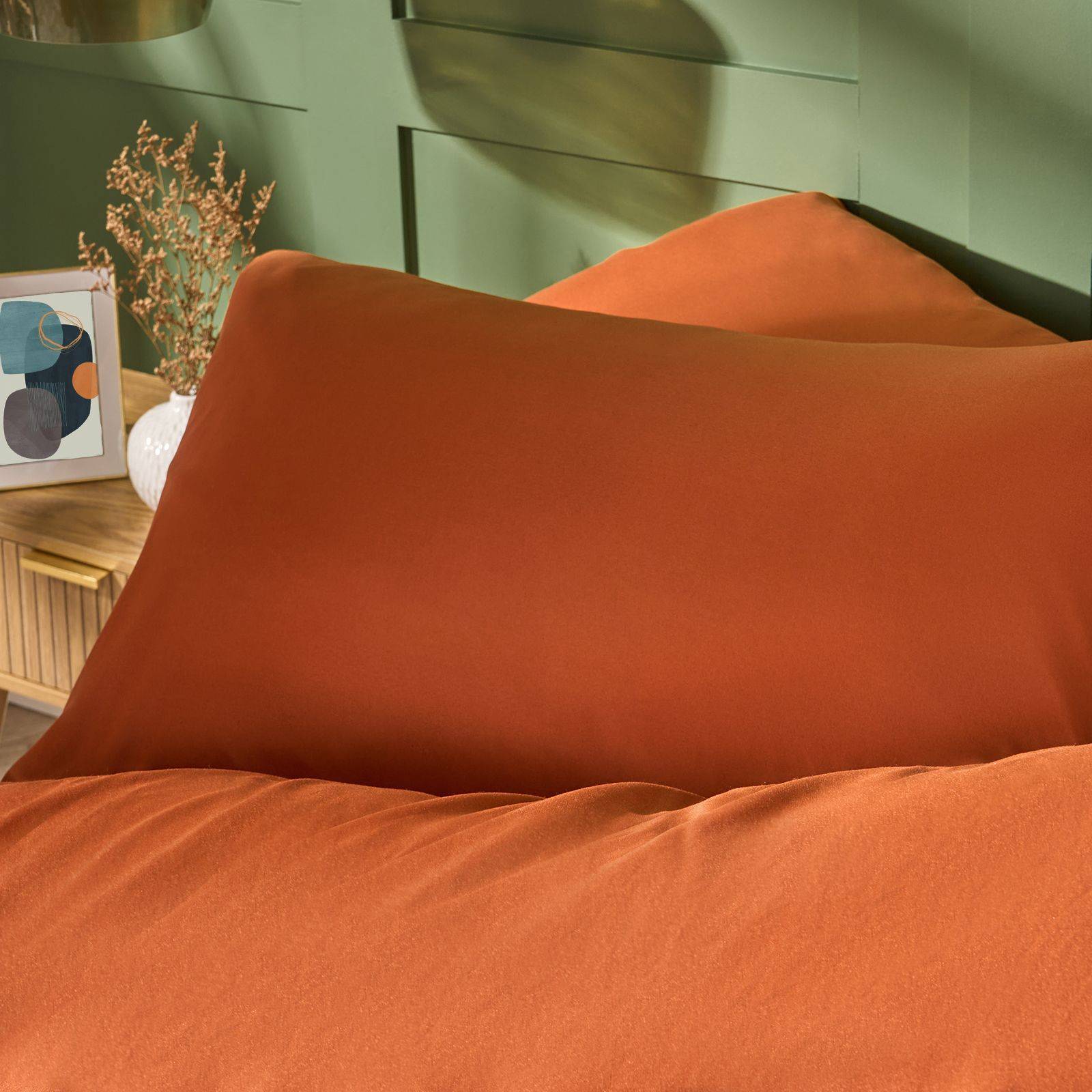 Pillowcases Rust 2 Pack