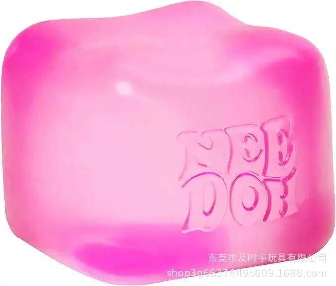 Needoh nice NeeDoh Nice Cube Fidgetleke - Rosa