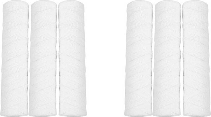Exogio 6Pcs Water Purifier 10 Inch String Wound Filter