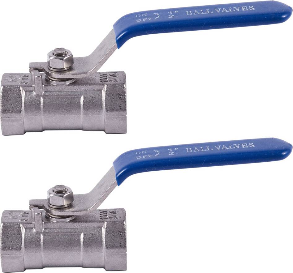 Spactz 1/2 Inch Stainless Steel Internal Thread Lever Handle