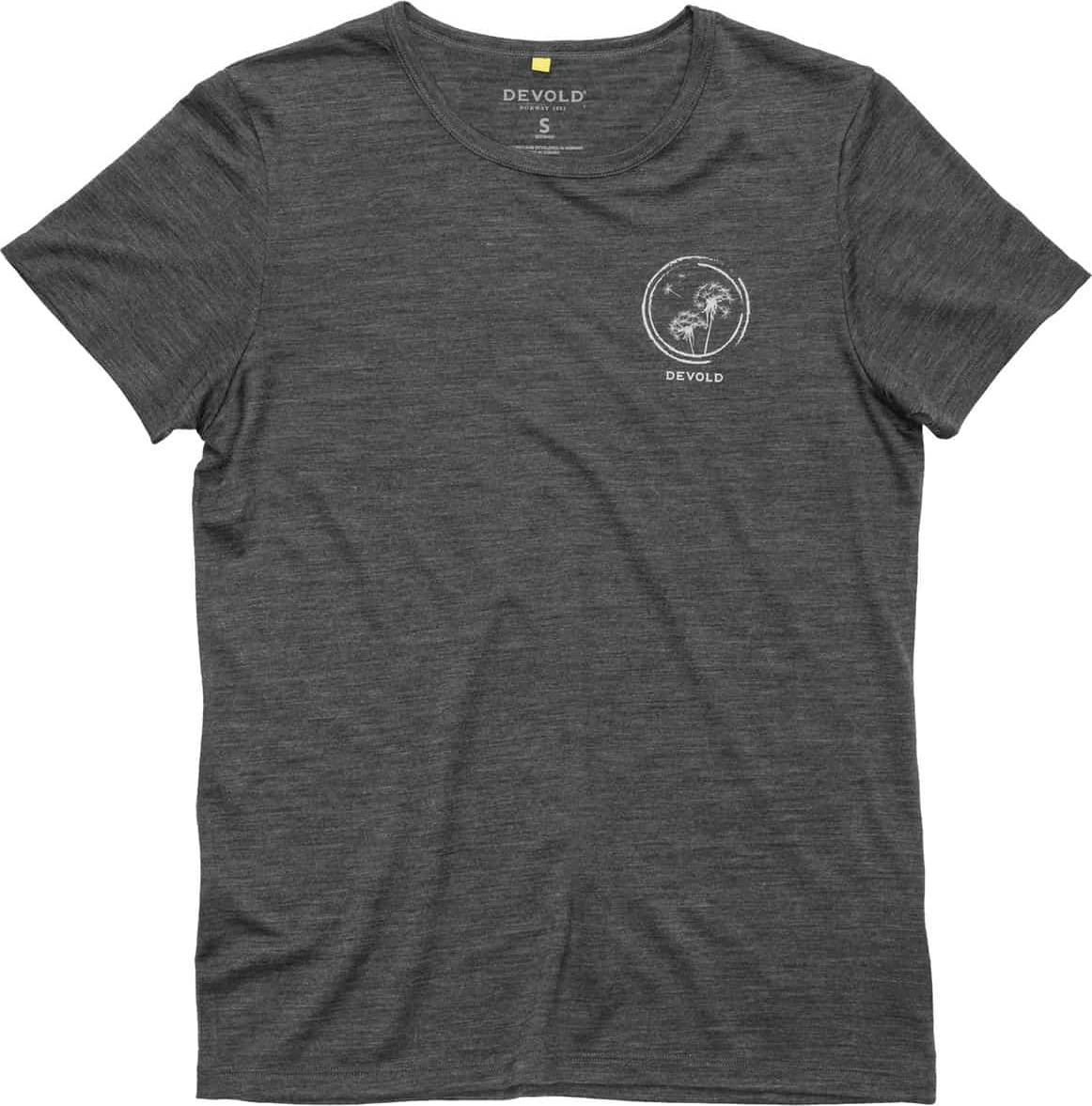 Devold Active Spring Tee Wmn - Anthracite