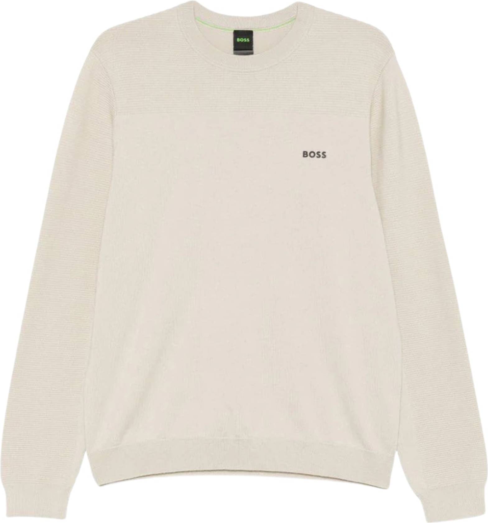 BOSS Mixed Structure Sweater With Moisture Management