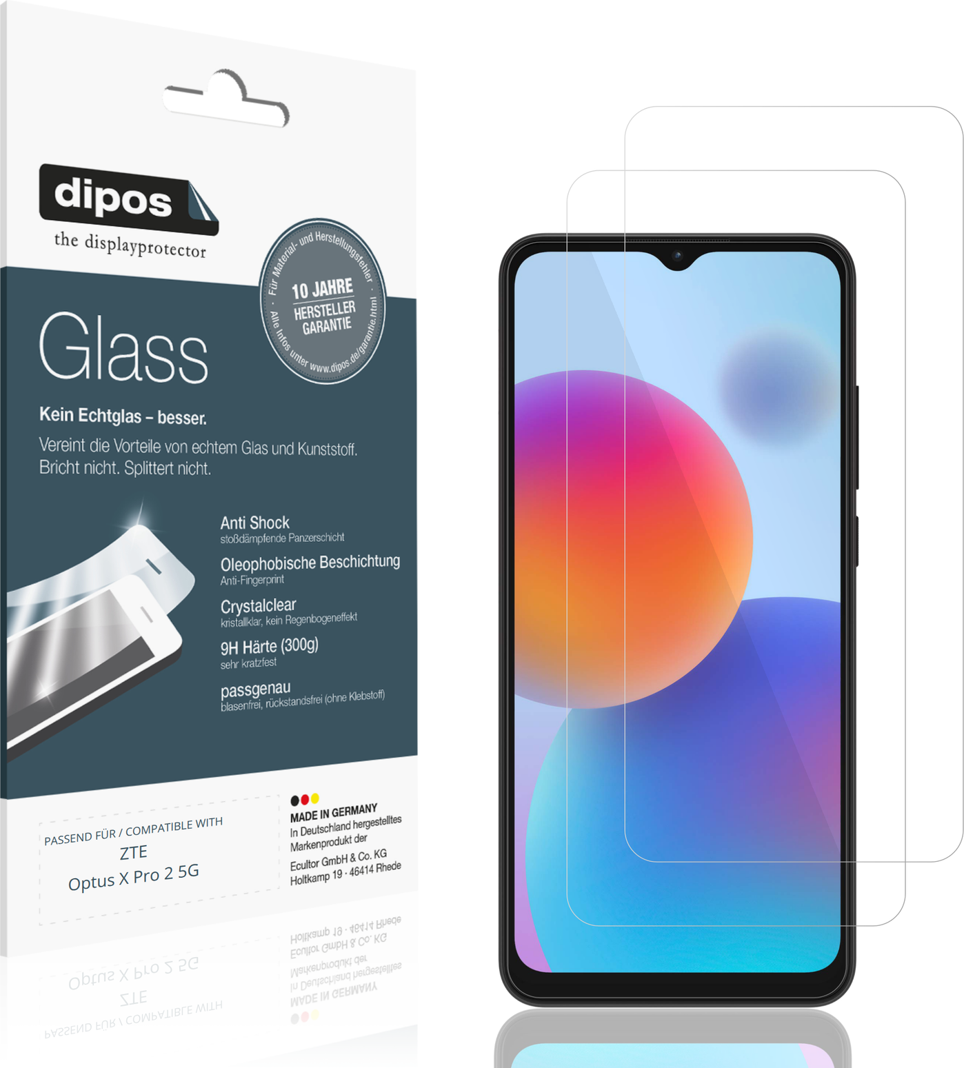 Dipos Screen Protector For Zte Optus X Pro 2 5G