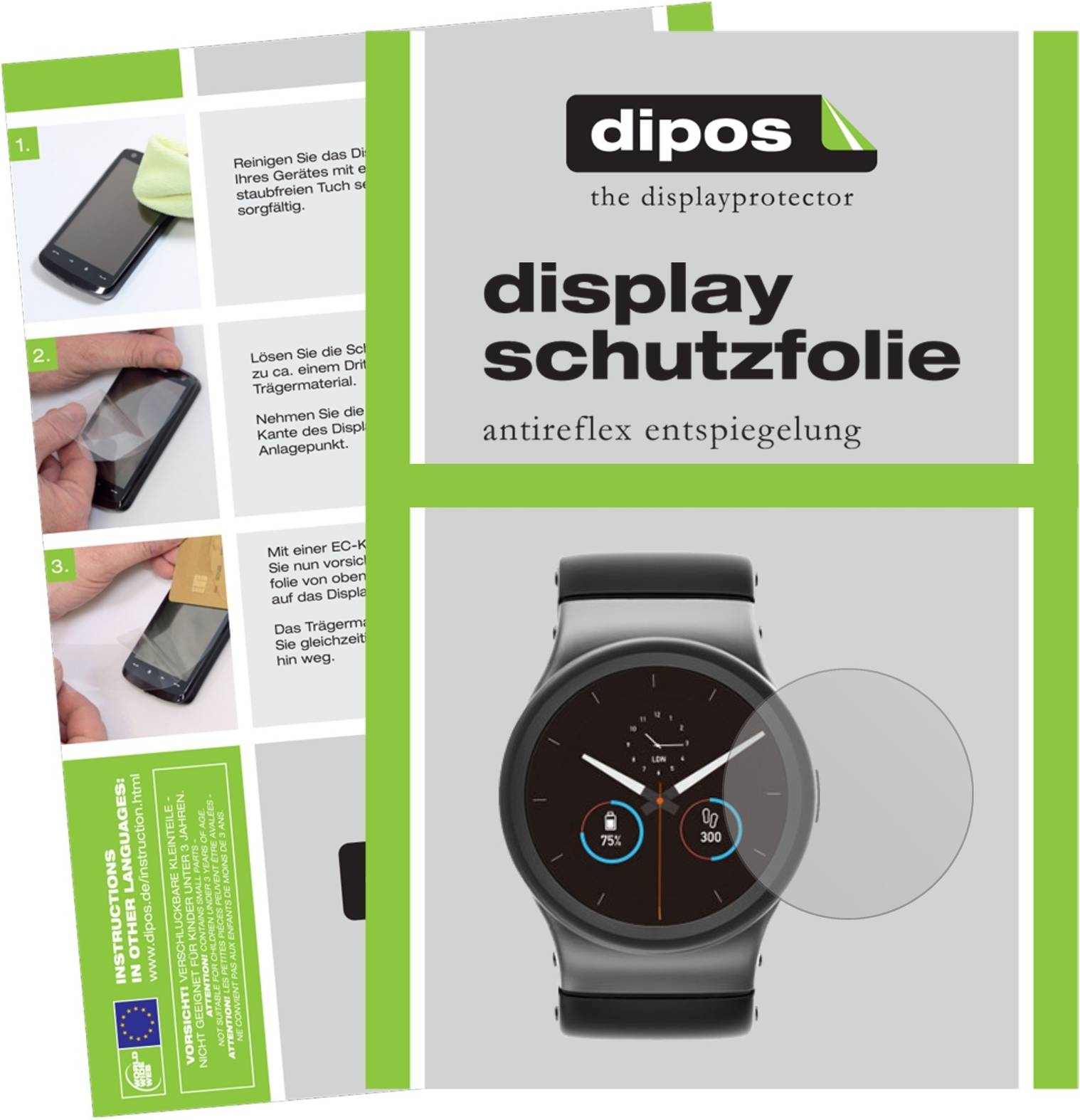 Dipos Screen Protector For Uhr 28 Mm