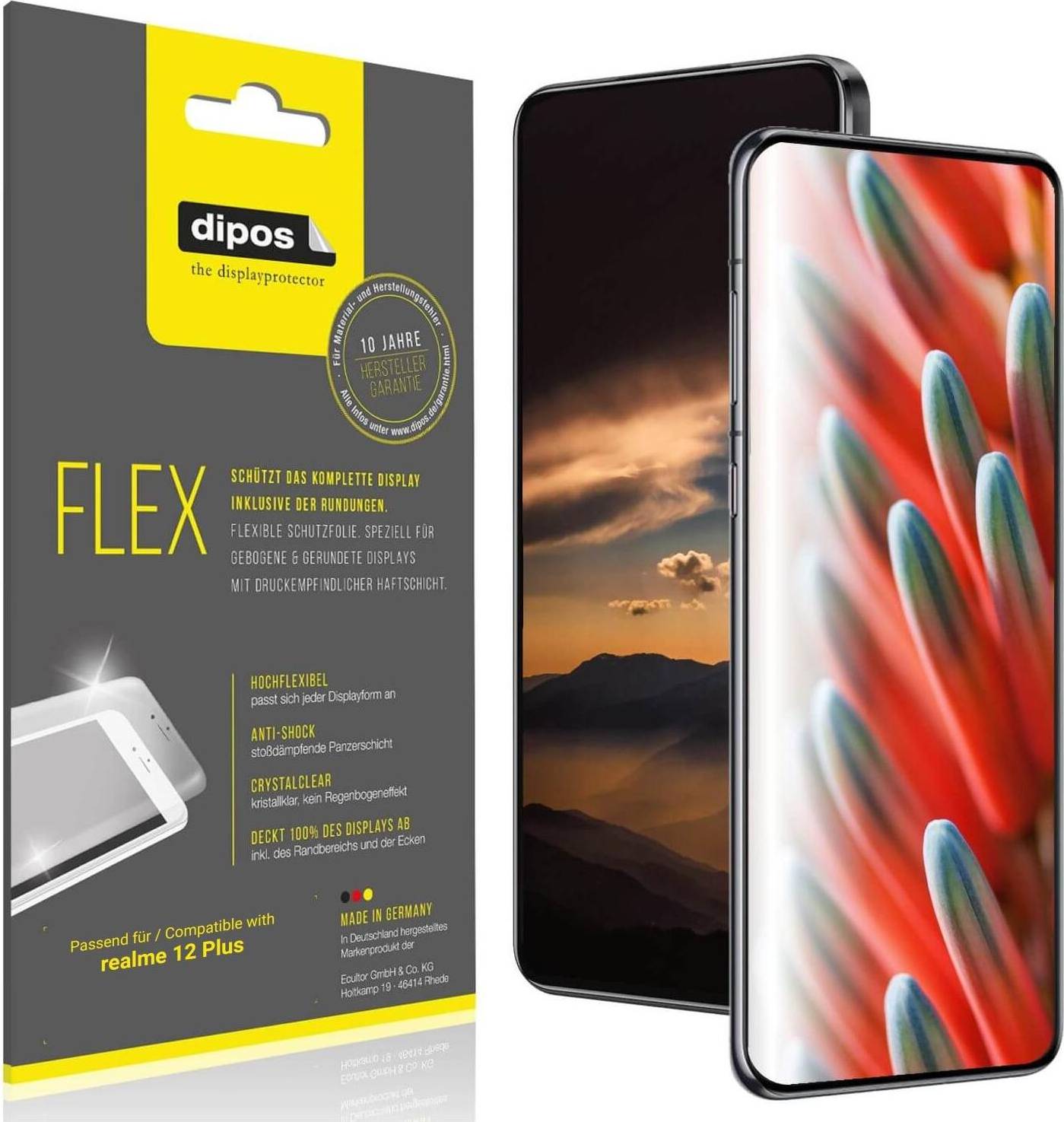 Dipos Screen Protector For Realme 12 Plus