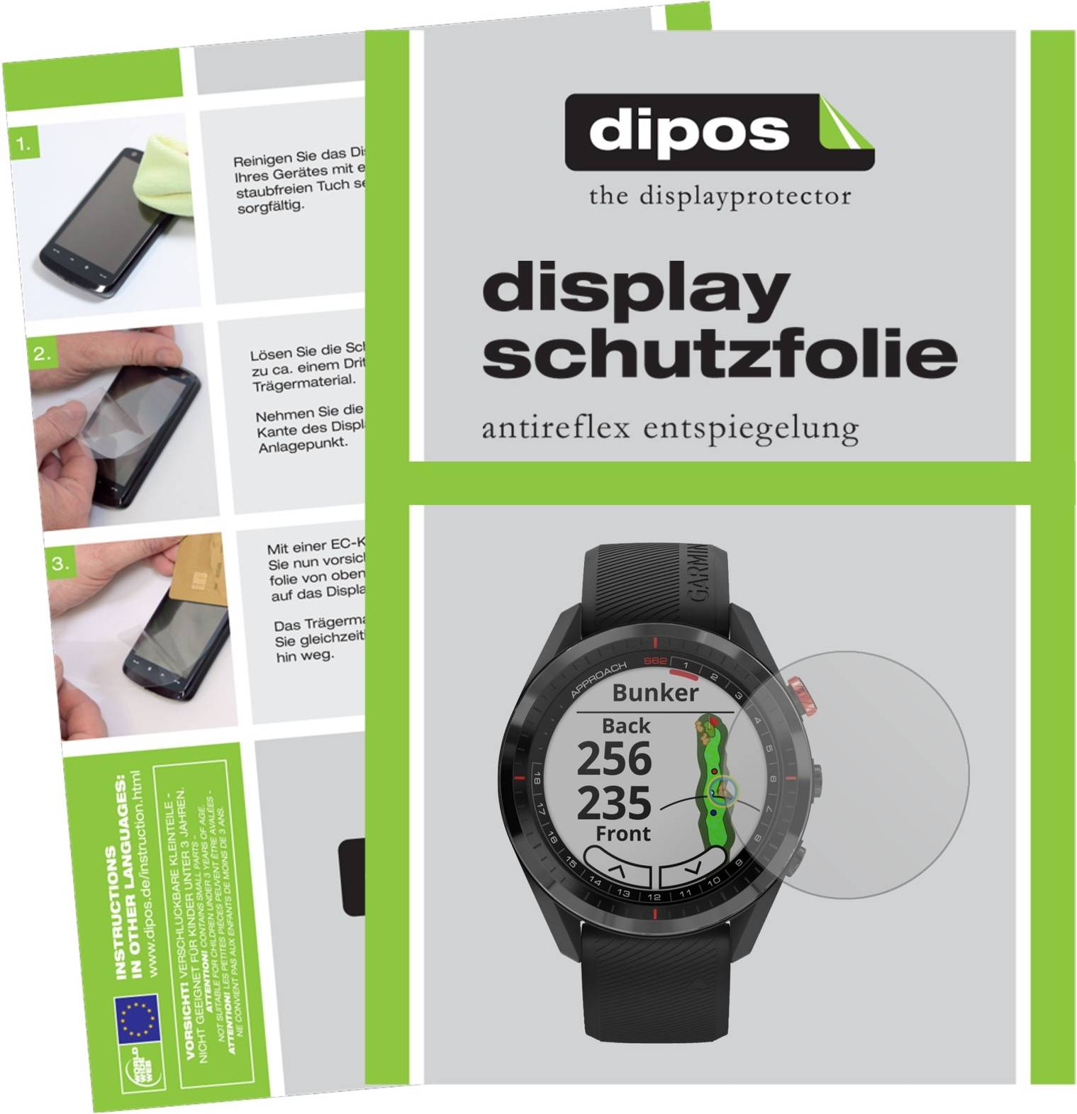 Dipos Screen Protector For Garmin Approach S62
