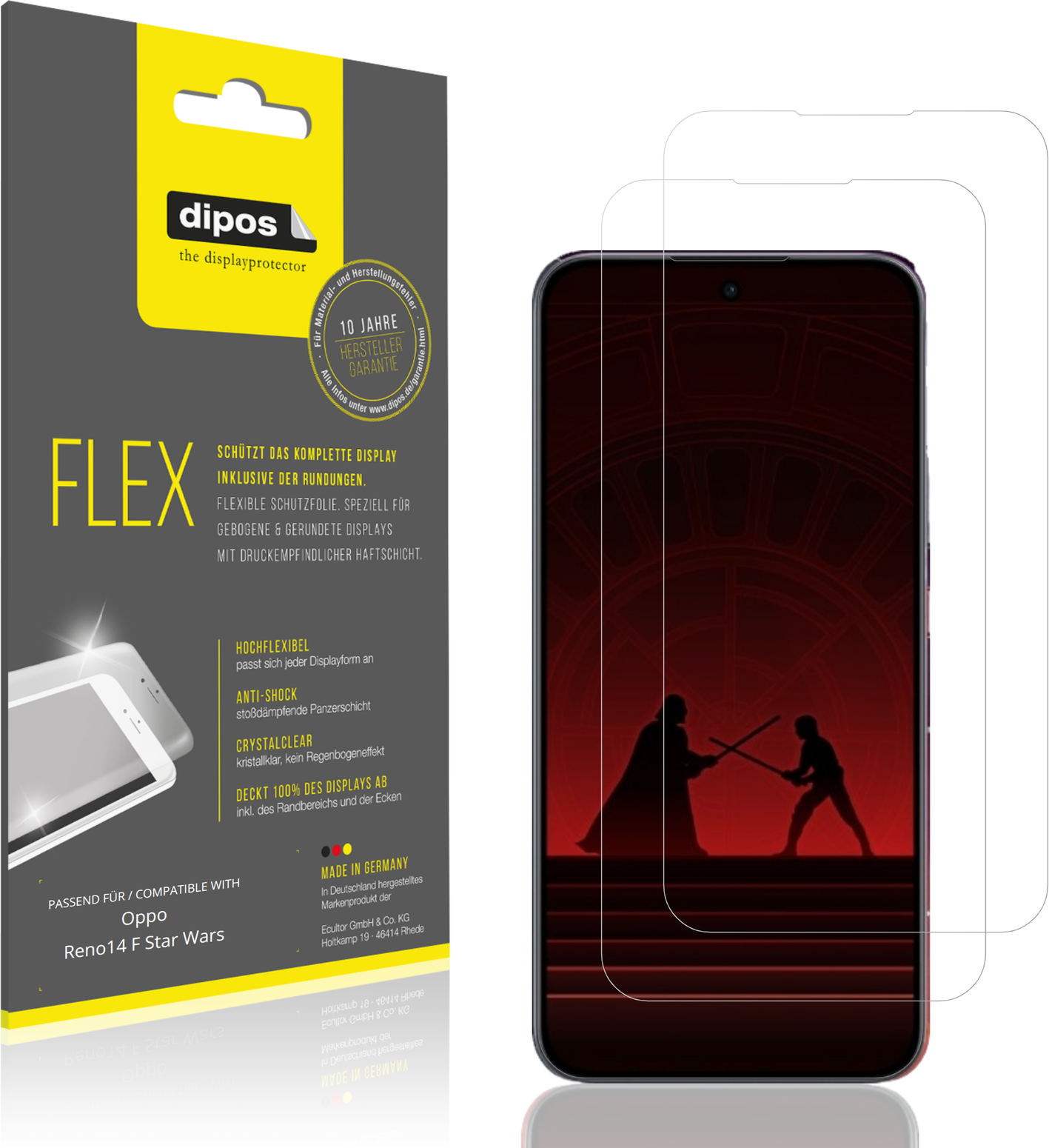 Oppo reno14 Dipos Screen Protector For Oppo Reno14 F Star Wars
