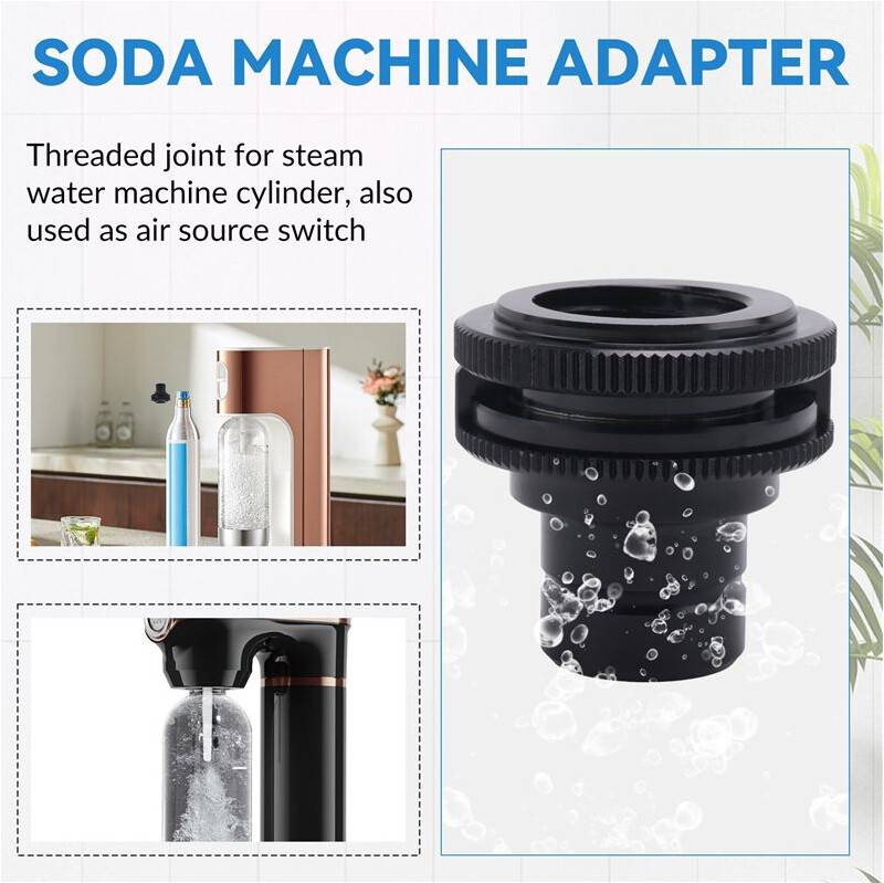 Soda stream art Soda Cylinder Stream Thread Adapter Match Tank