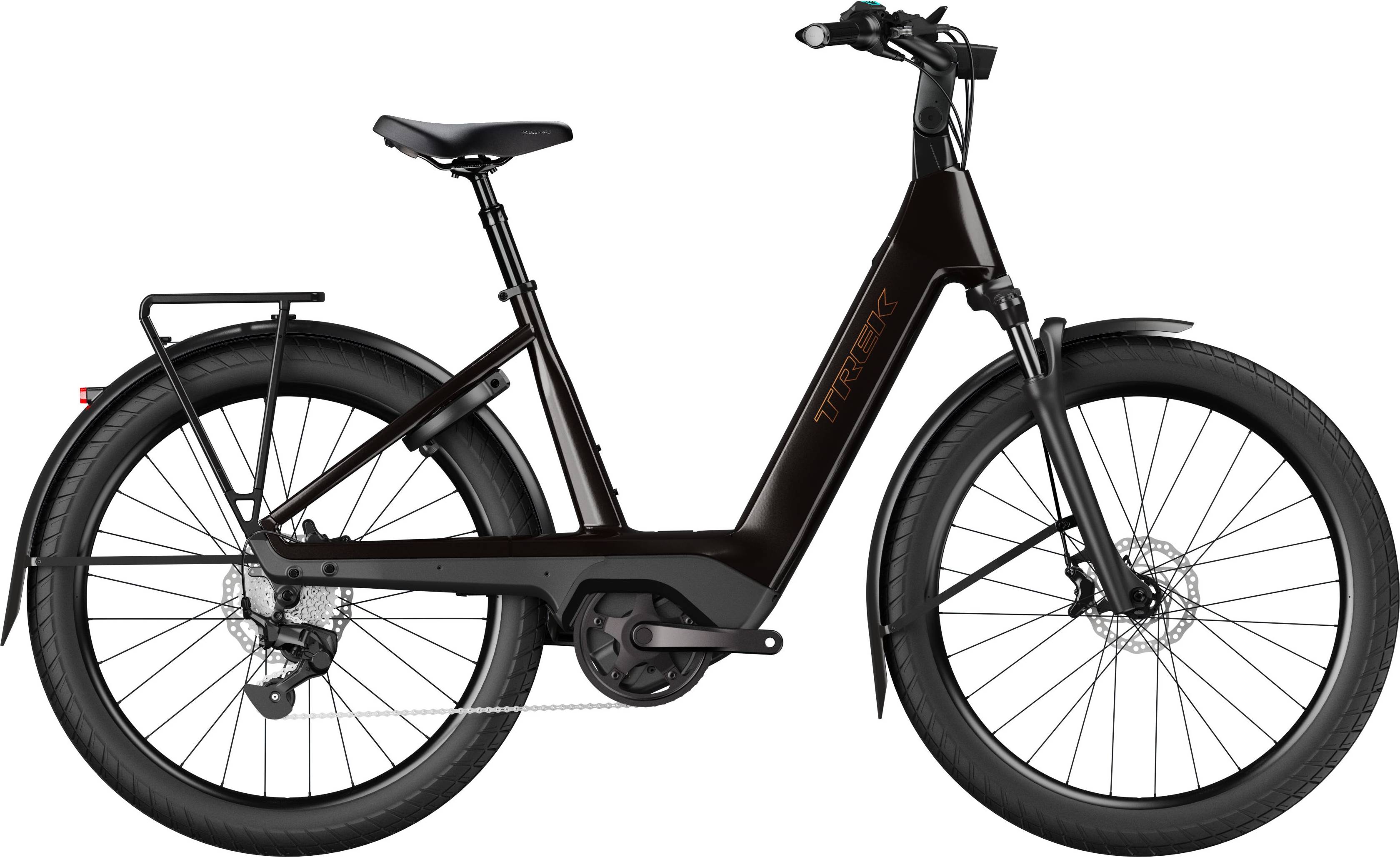 Trek Charter+ 4 R9 540 Wh Low-Step Cykel