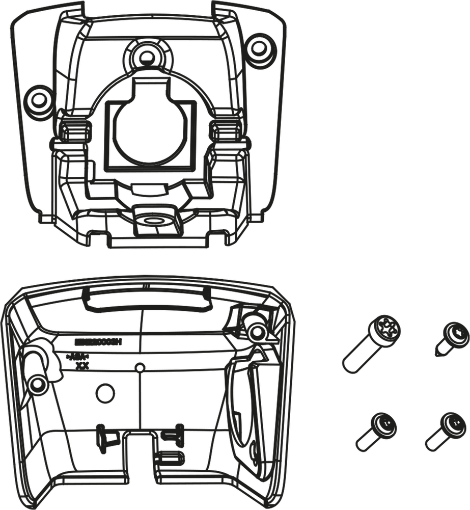 Bosch PowerPack Frame Smart System Akku-Halteschalen-Kit