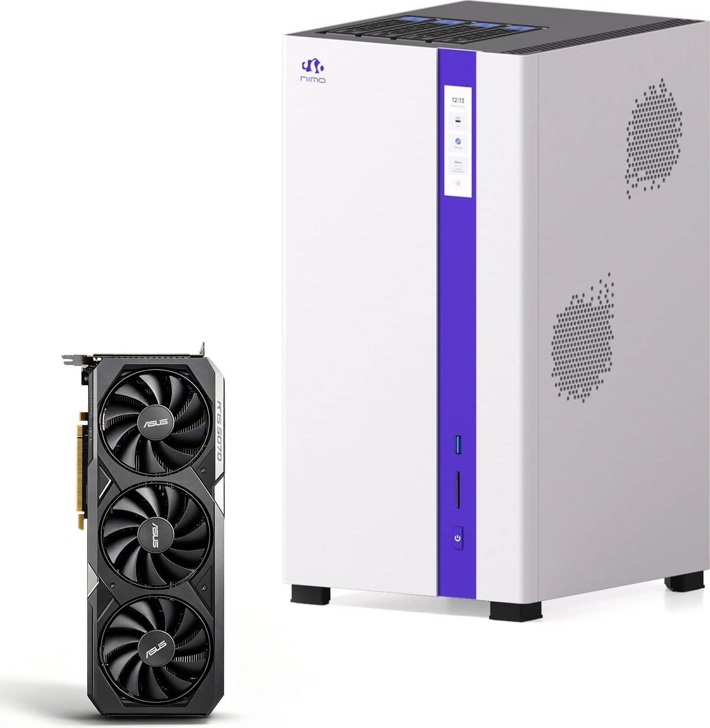 Ryzen 7 mini pc Nimo AI NAS Agentic Computer Mini PC AMD Ryzen 7 PRO 8845HS