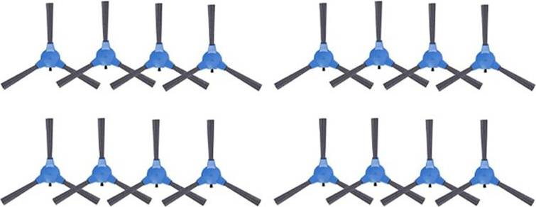 Typecat 16Pcs Replacement Side Brushes for R300 R550 R650 R700 R3500