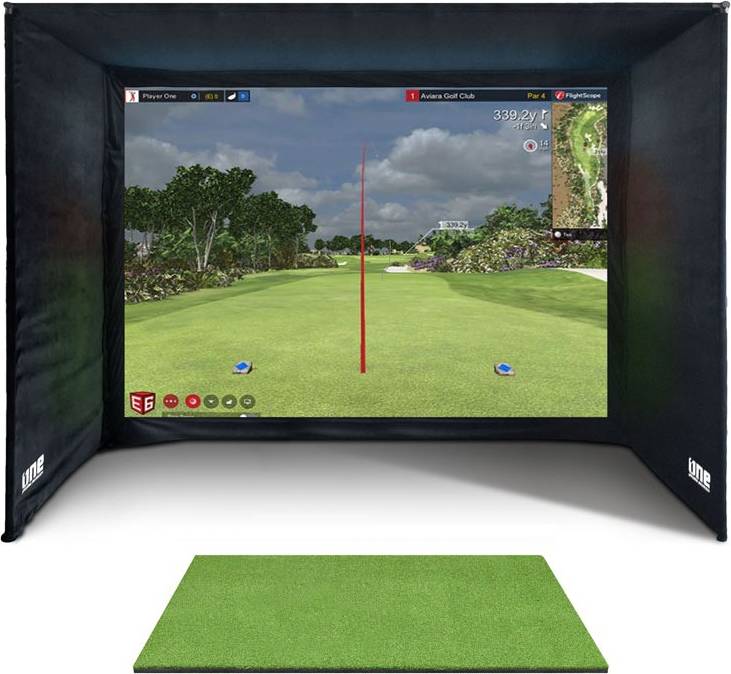 Golf simulator OneSwing Golf Simulator Enclosure