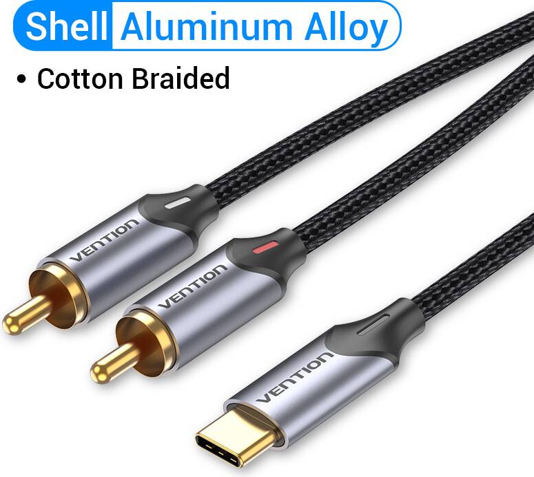 Usb c rca Vention Usb Type C To 2 Rca Audio Cable