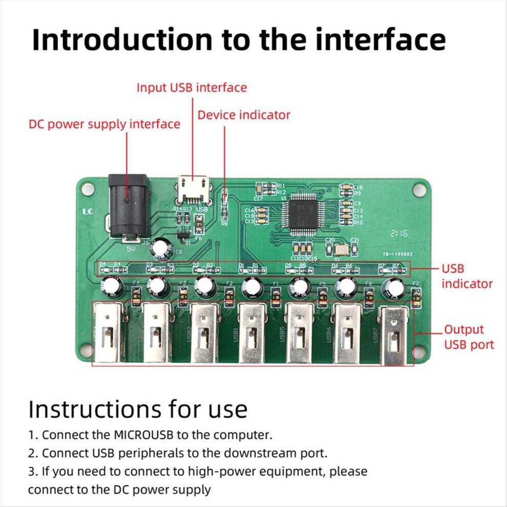 Exogio Type-C USB 2.0 Hub Module