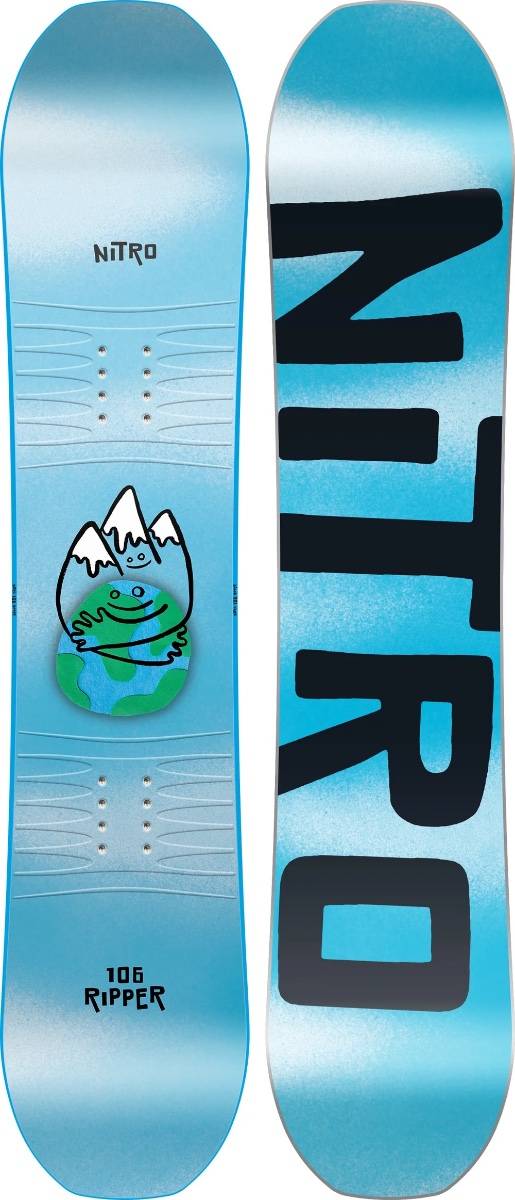 Nitro Ripper Kids Snowboards Light Blue
