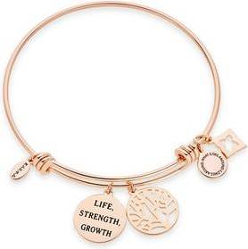 Karma Rose Gold Tree Bangle Adjustable