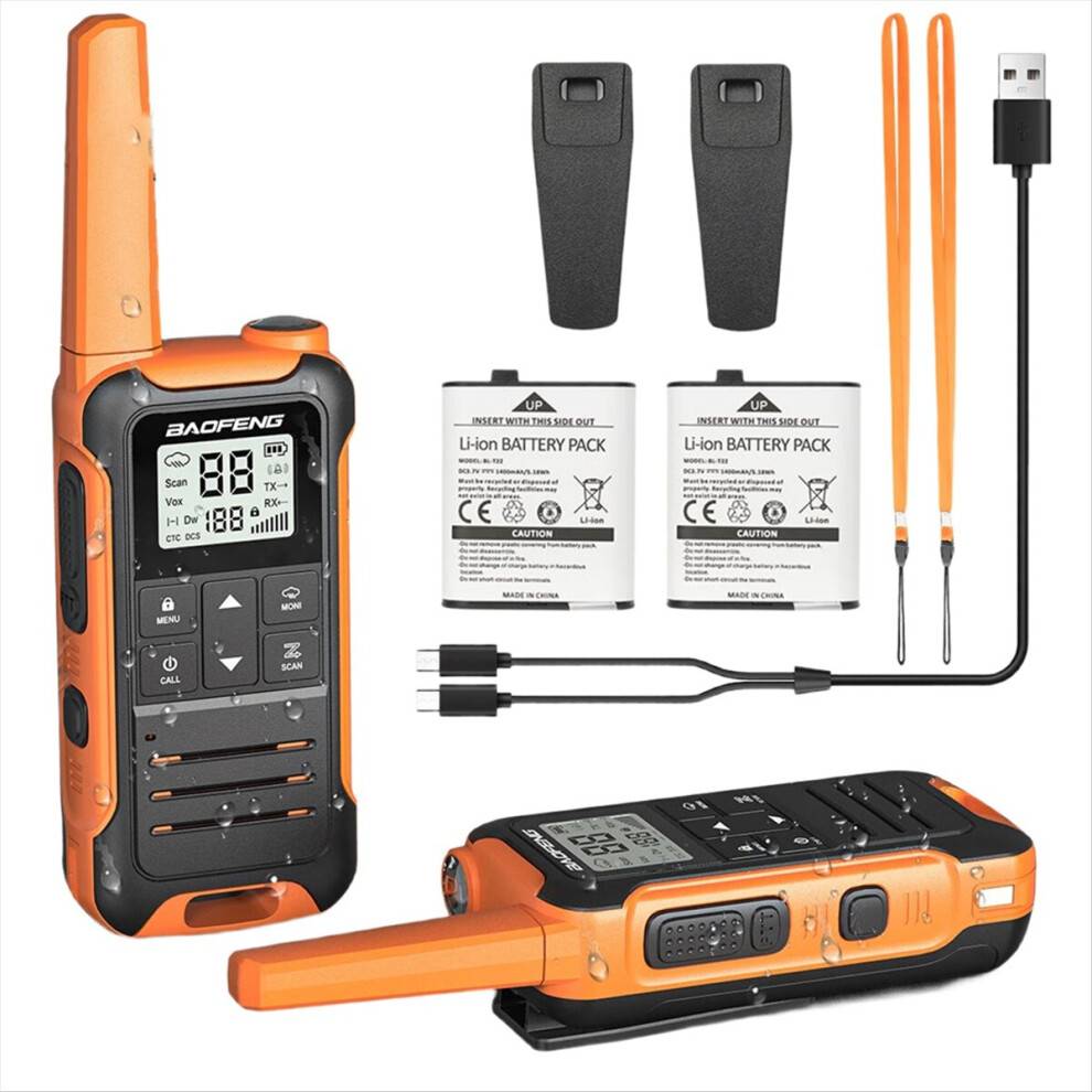 Exogio Intercom Long Range Two-Way Radios with NOAA Weather Scan