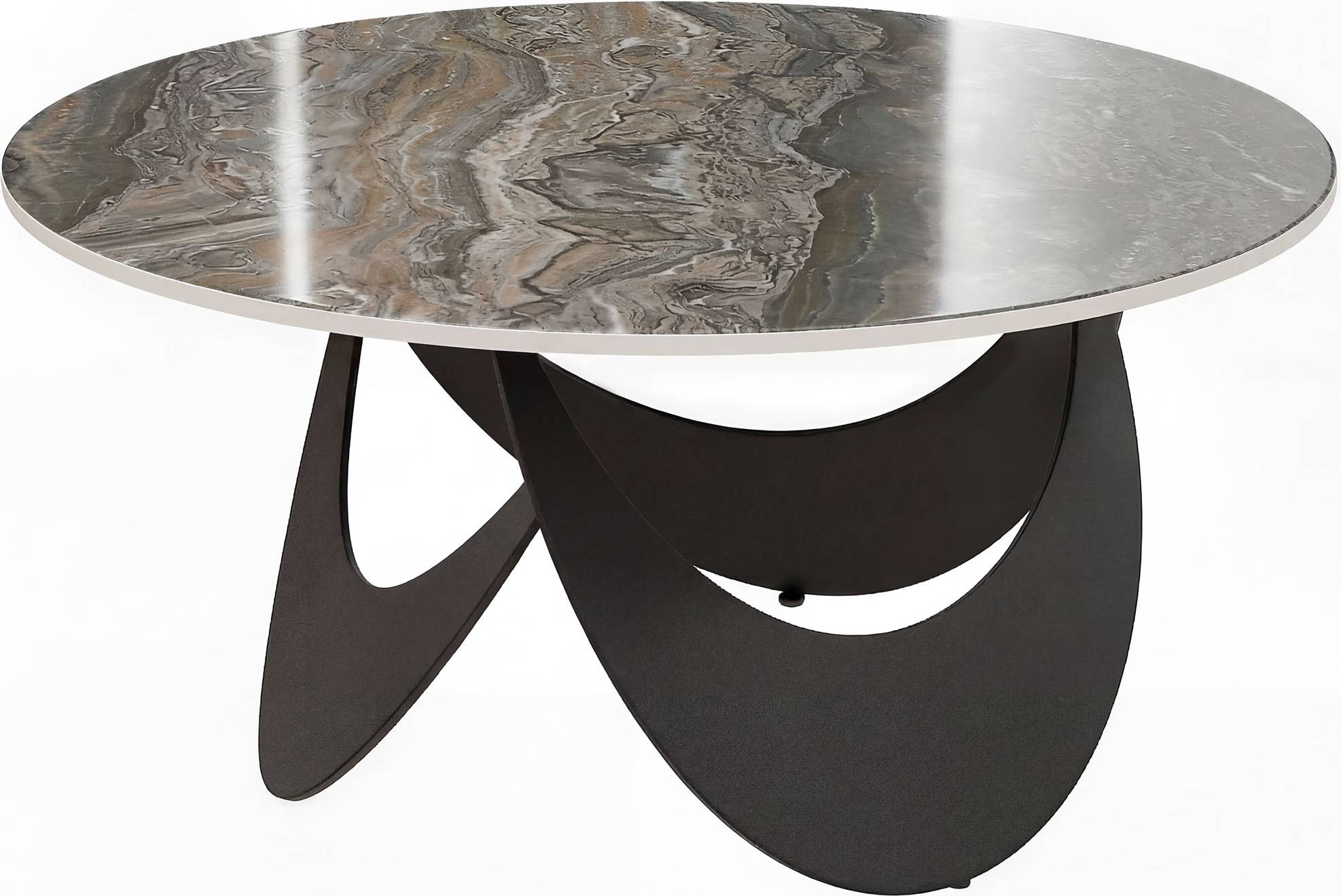 Homcom Coffee Table Sintered Stone Top Coffee Table