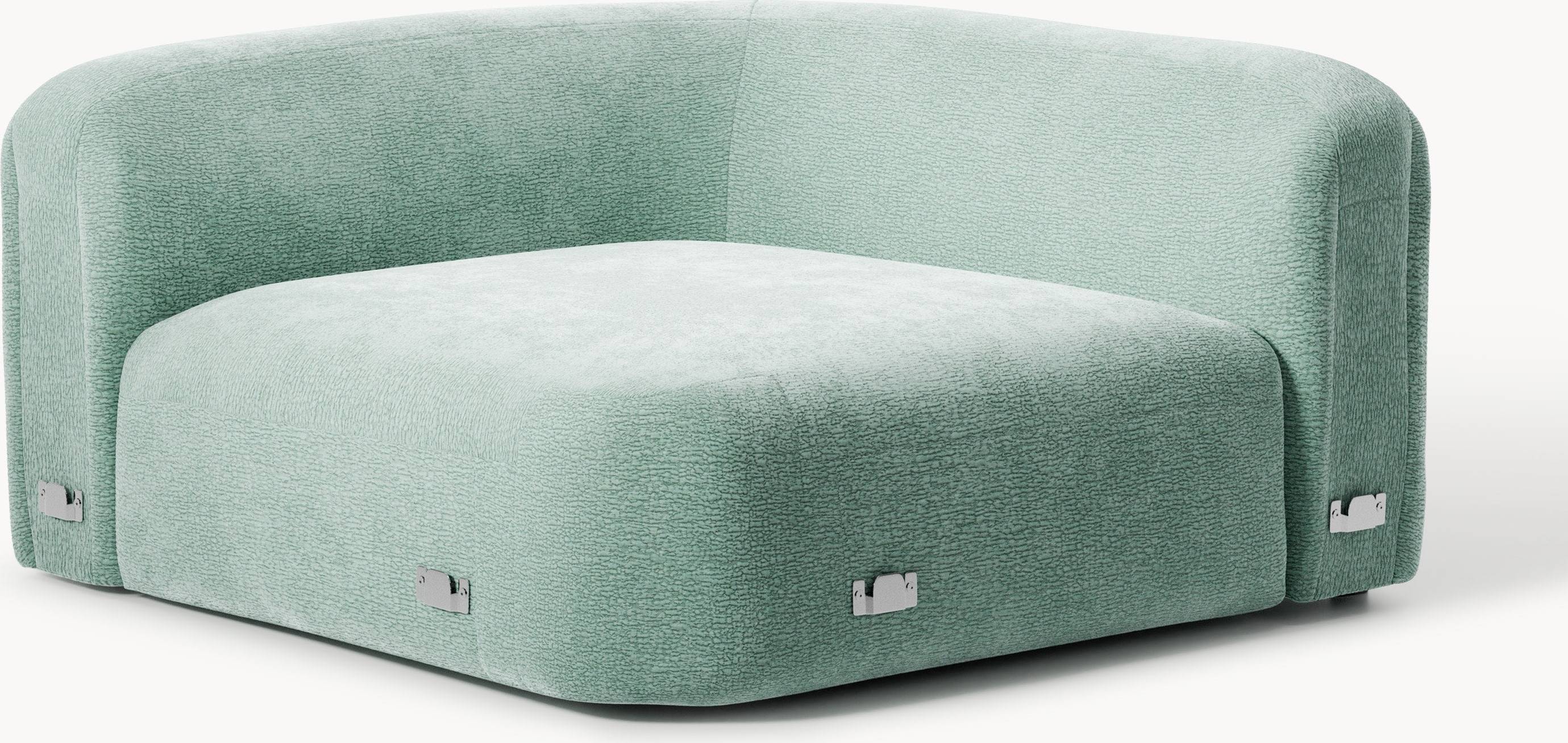 Westwing Collection Rundad Hörnmodul Wolke Soffa