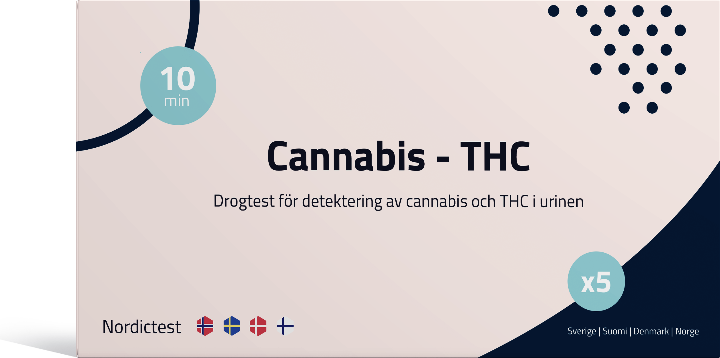 Cannabis Test Cannabis THC 5 pezzi