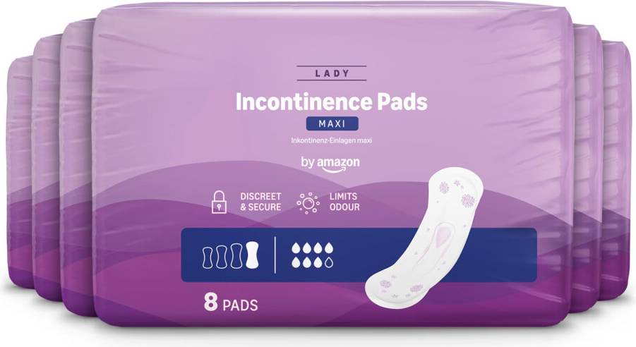 Amazon Maxi Incontinence Adult Pads 48 Packs 48-pack