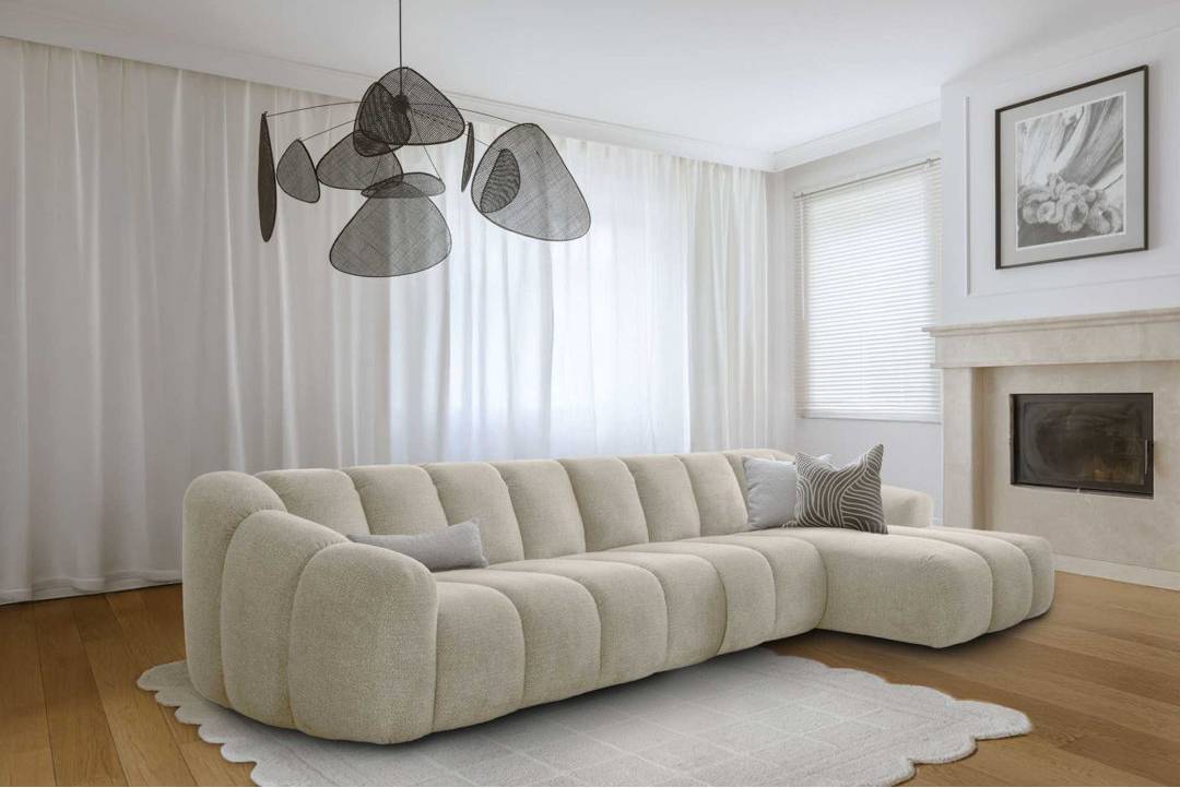 MiuForm Shell Corner Sofa Beige Sofa