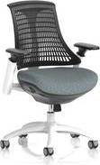 Flex Task Operator Chair White Frame Office Chair