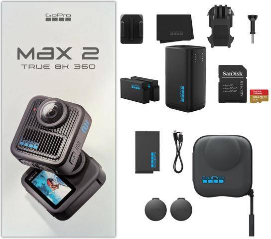 Sd card case GoPro Max2 360 Action Camera 128GB SD Card Case Kit