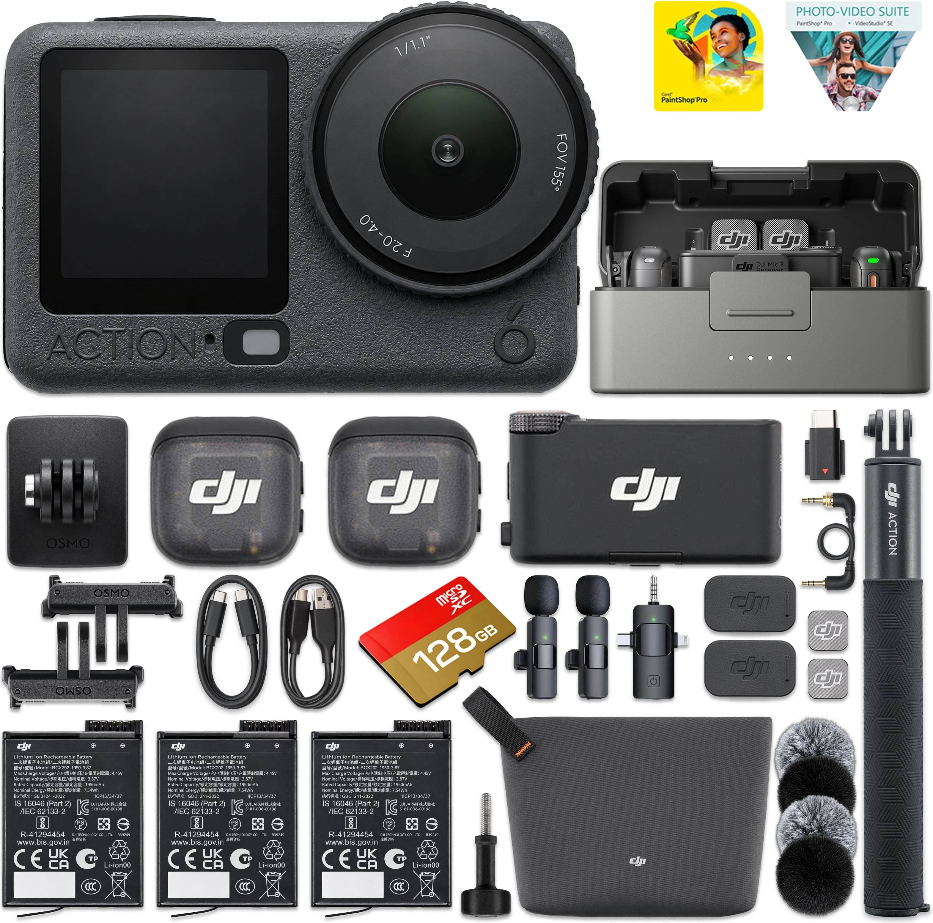 Dji osmo DJI Osmo Action 6 Adventure Combo Wireless System
