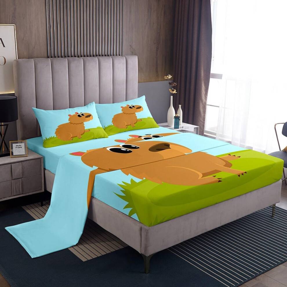 Multi 29 Single Capybara Sheet Set
