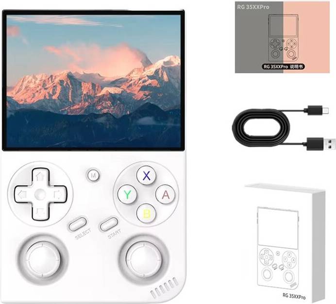 Istovo Handheld Retro Game Console 3.5 Inch IPS Screen Linux System