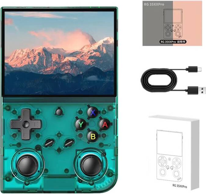 Istovo Handheld Retro Game Console 3.5 Inch IPS Screen Linux System