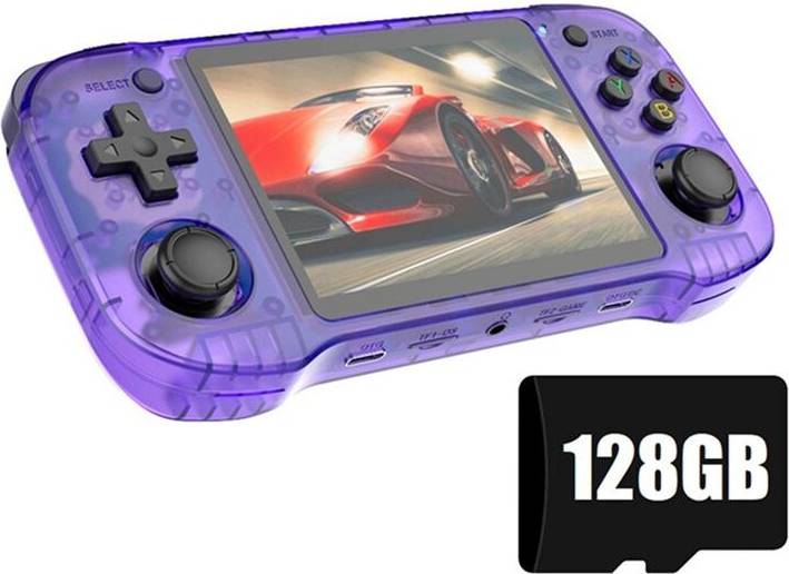 Typecat R46H Console de Jeu Rétro Portable 128 GB - Violet