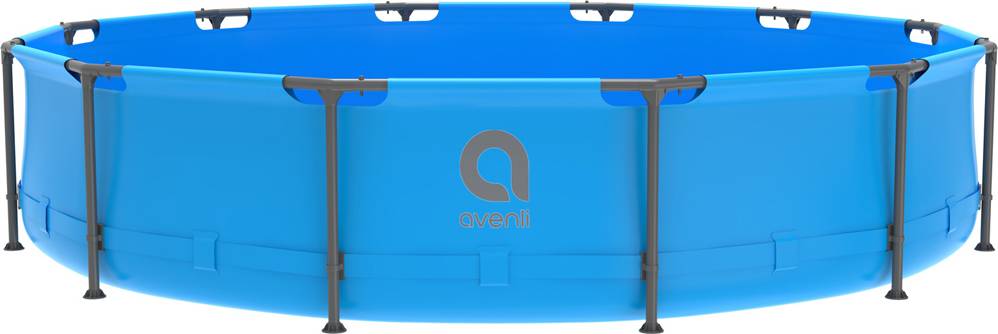Avenli Frame Round Pool Set Blue