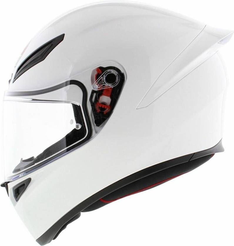 K1 S Solid Sport Racing Integralhelm - Weiß
