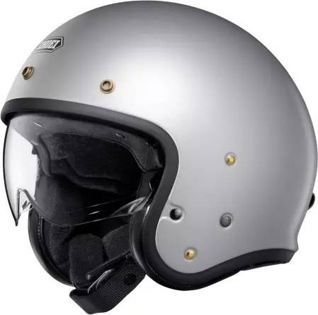 Shoei J.O2 Jethjelm - Mat/Sølv
