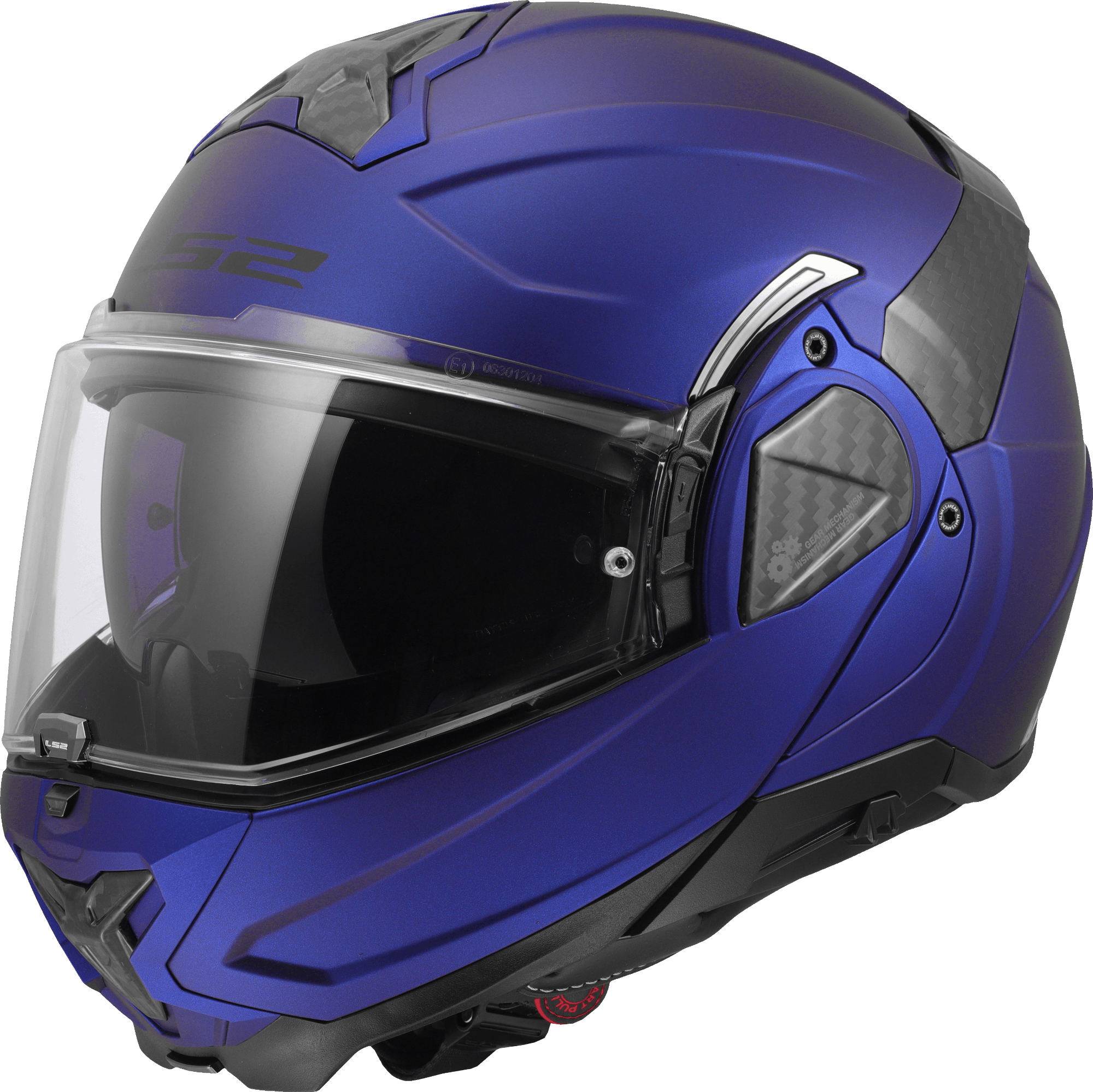 LS2 FF910 Advant II Solid Modular Helmet - Matt Navy Blue