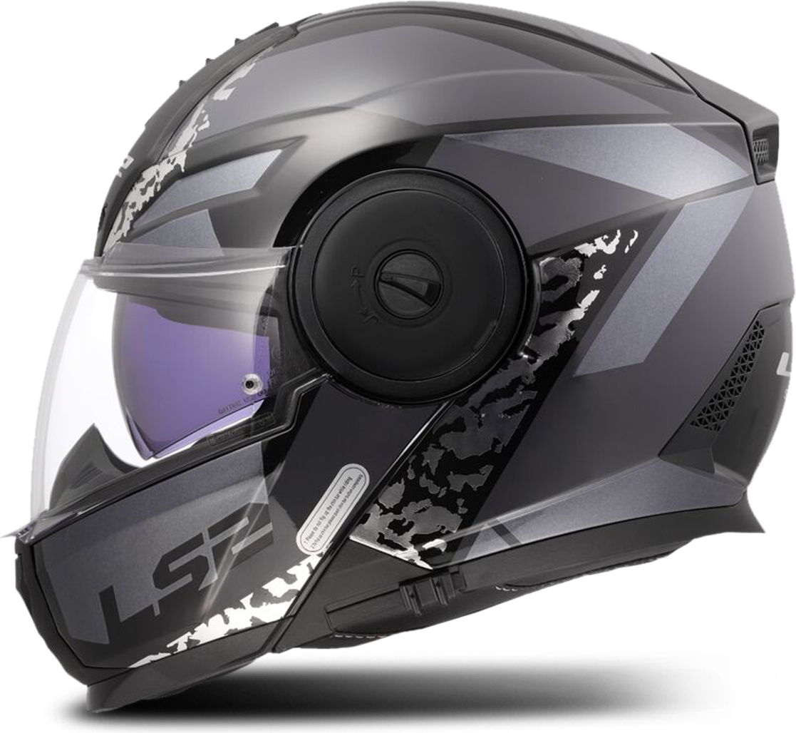 LS2 Ff902 Scope II Modular Helmet - Silver