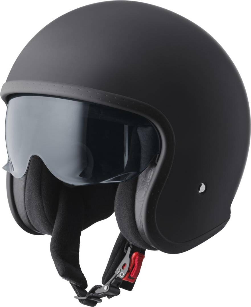 GMS Ride Open Face Helmet - Matt Black