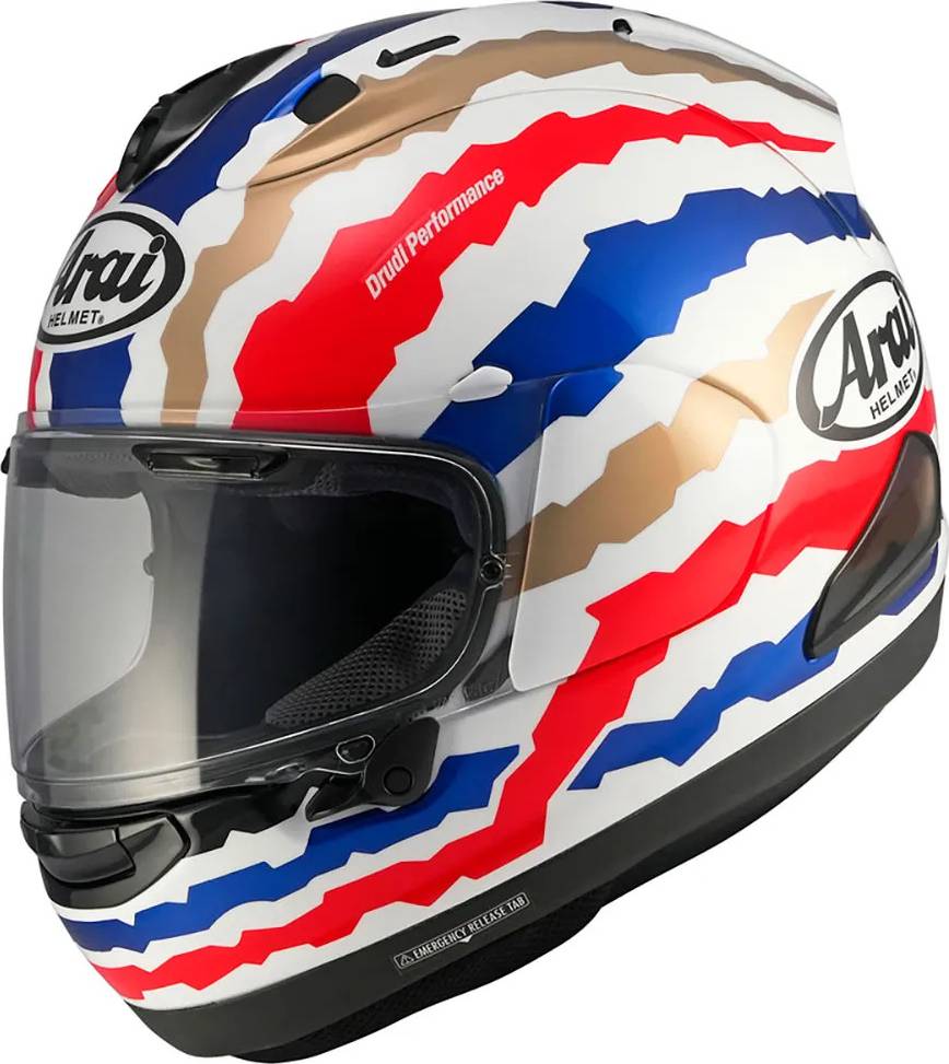Arai rx7v evo Arai Integralhelm Rx-7v Evo Doohan Jubilee Restyle - Weiß