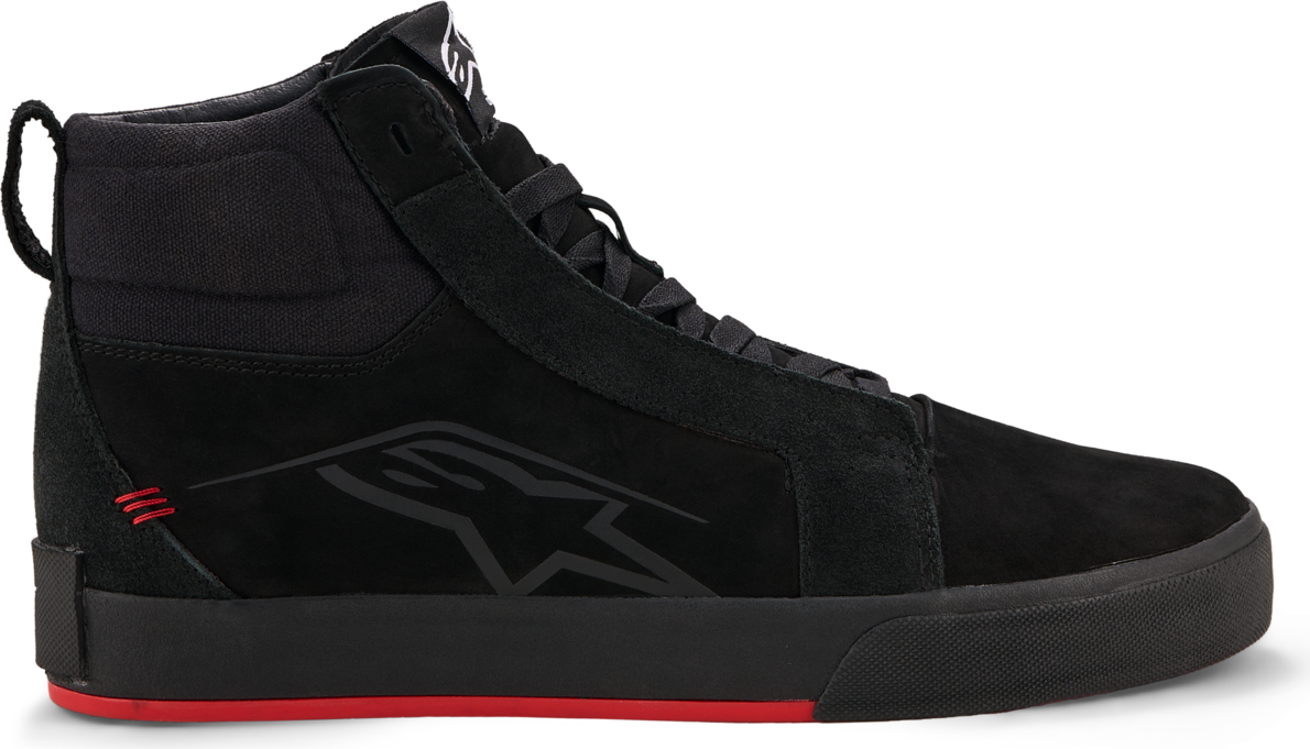 Alpinestars Rid-63 Leather Motorcycle Riding Shoe Boots - Black/Neon Red Man