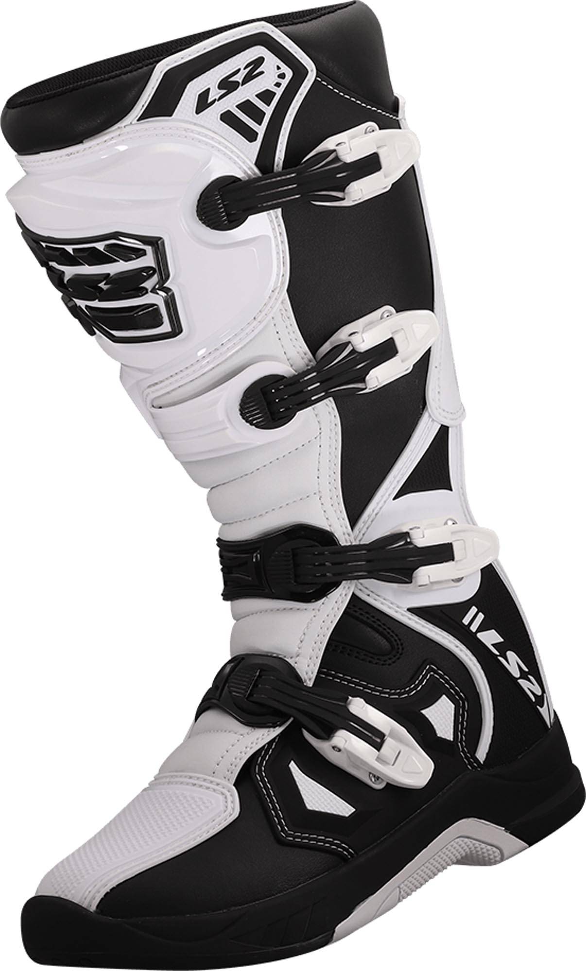 LS2 Textil Raptor Touring Boots - White Man