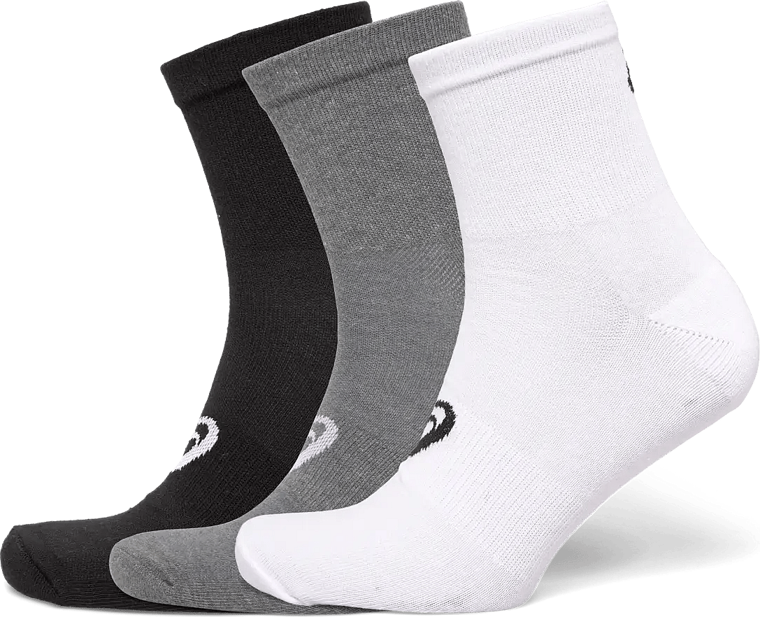 Asics 3 Pack Quarter Sock Multi Patterned