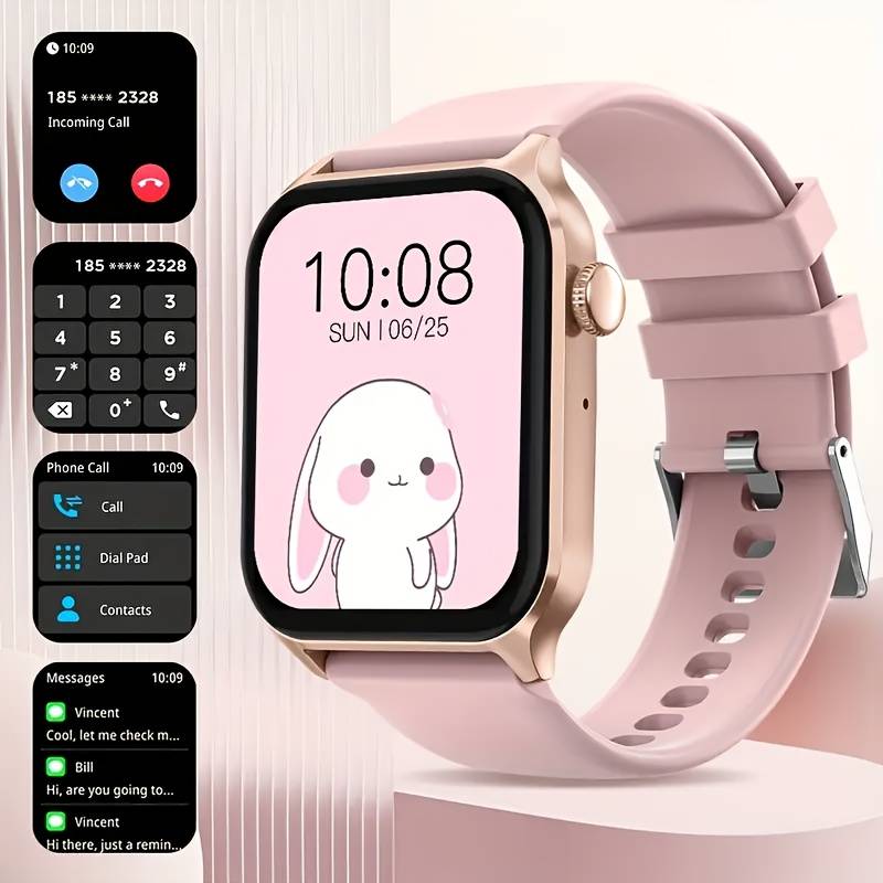 Temu 1.83 Inch Full Touch Smart Watch