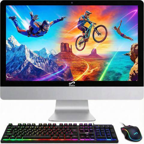 All in One Desktop Computer 24 FHD Display