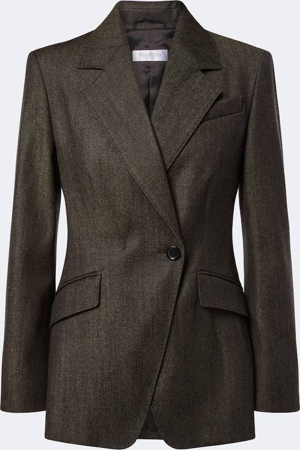 Max Mara Double-Breasted Virgin Wool Blazer