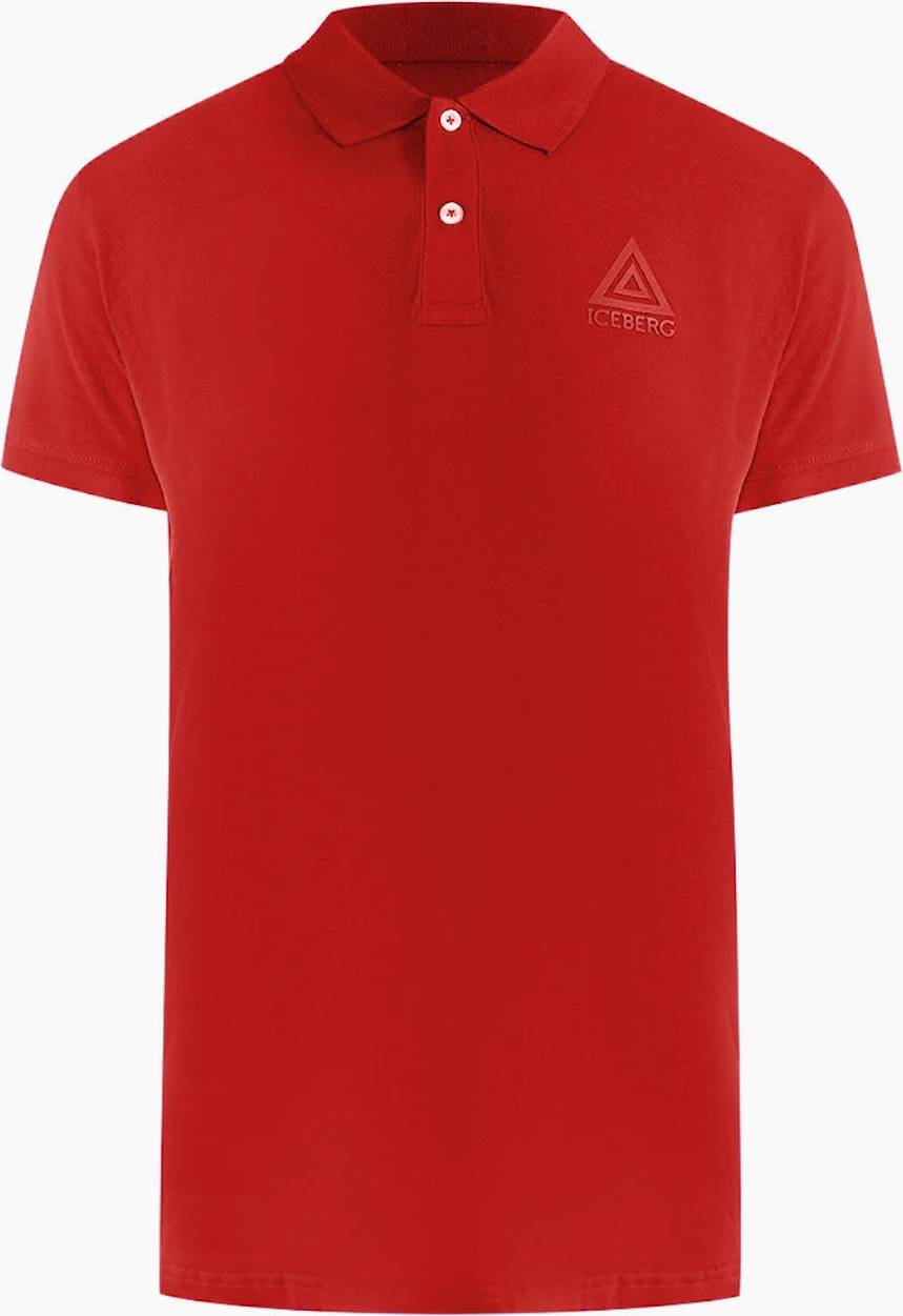 Driehoek Logo Rode Polo Shirt - Rood
